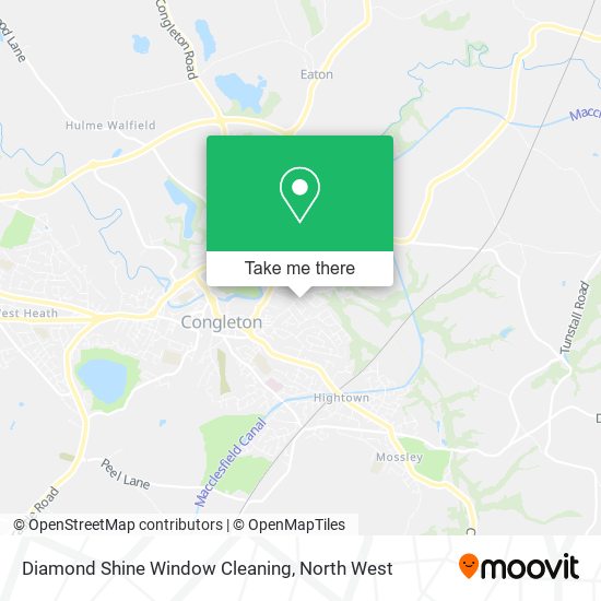 Diamond Shine Window Cleaning map