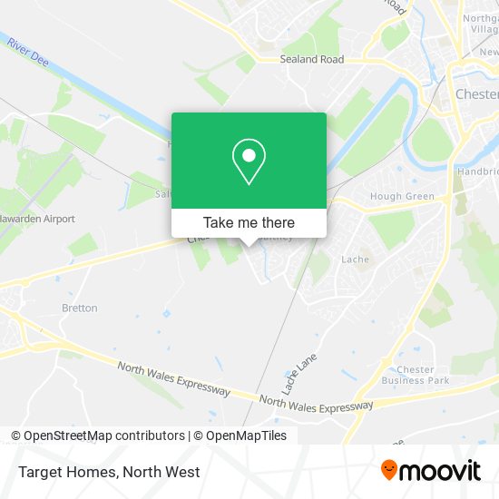 Target Homes map