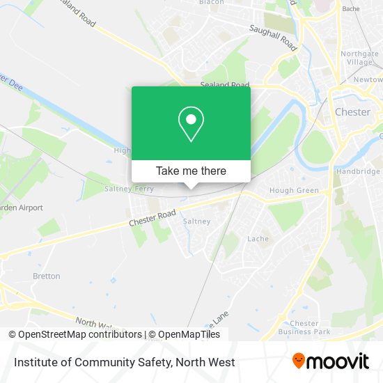 Institute of Community Safety map