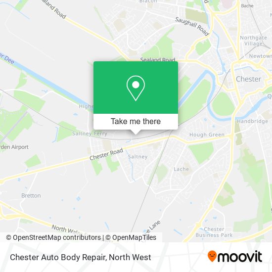 Chester Auto Body Repair map