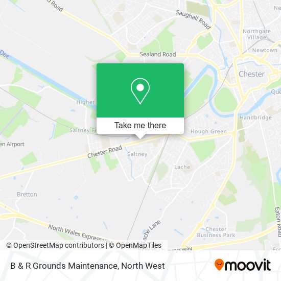 B & R Grounds Maintenance map