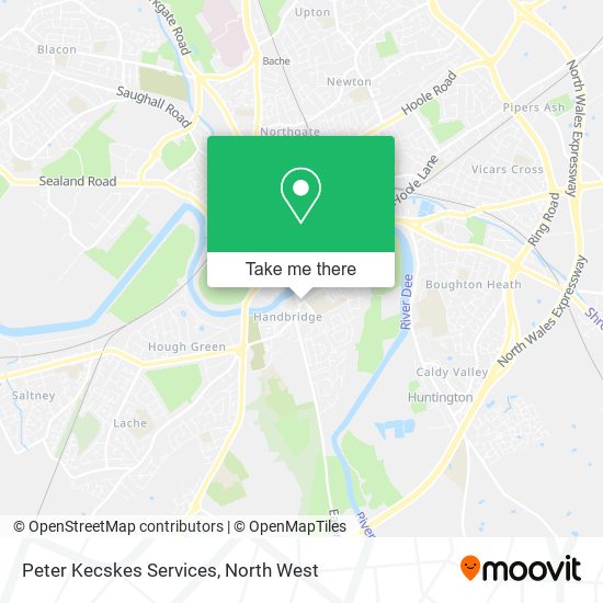 Peter Kecskes Services map