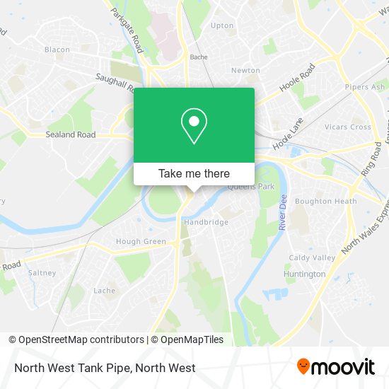 North West Tank Pipe map