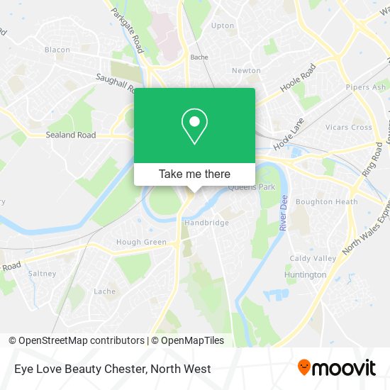Eye Love Beauty Chester map