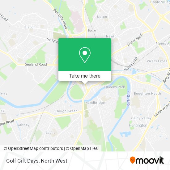 Golf Gift Days map