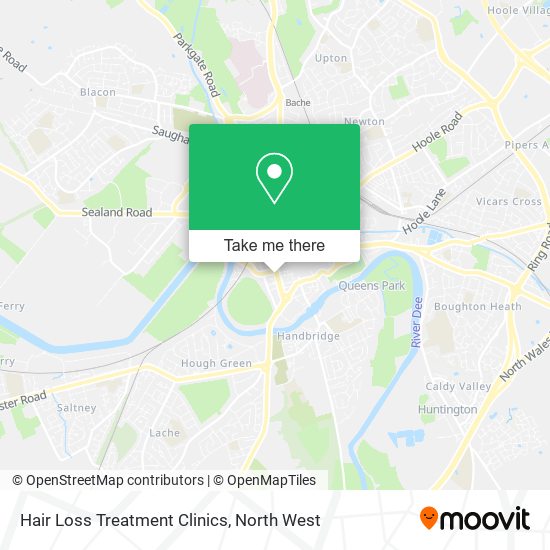 Hair Loss Treatment Clinics map