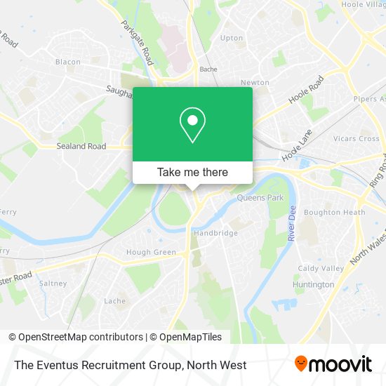 The Eventus Recruitment Group map
