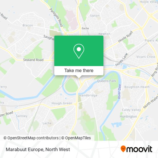 Marabuut Europe map