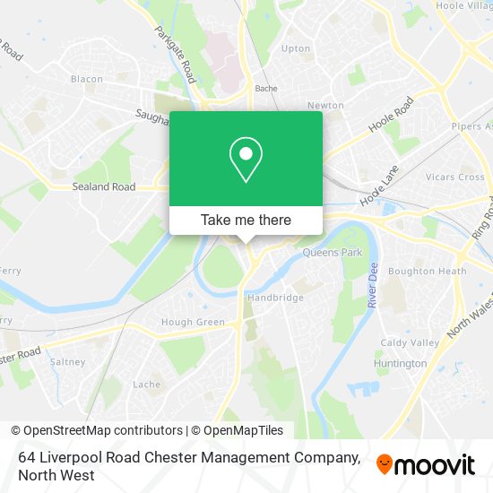 64 Liverpool Road Chester Management Company map