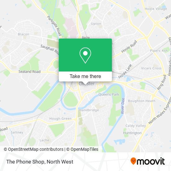 The Phone Shop map