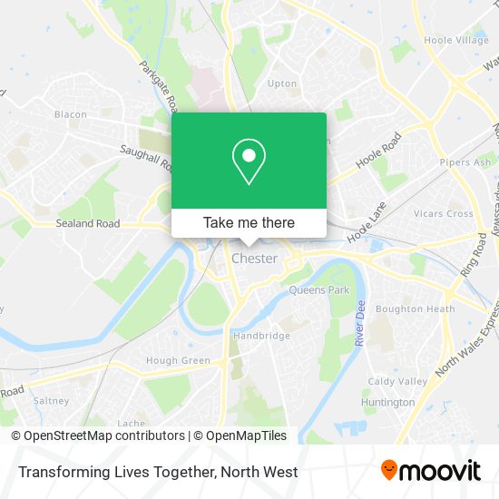 Transforming Lives Together map