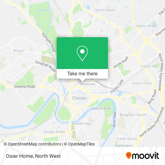 Osier Home map