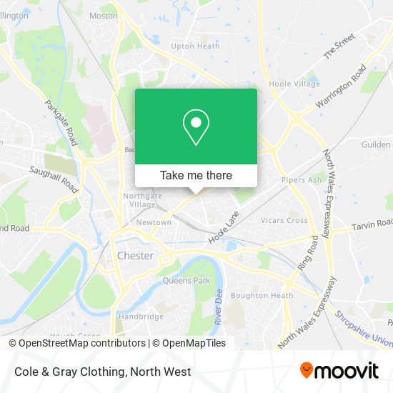 Cole & Gray Clothing map