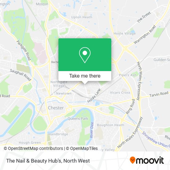 The Nail & Beauty Hub's map