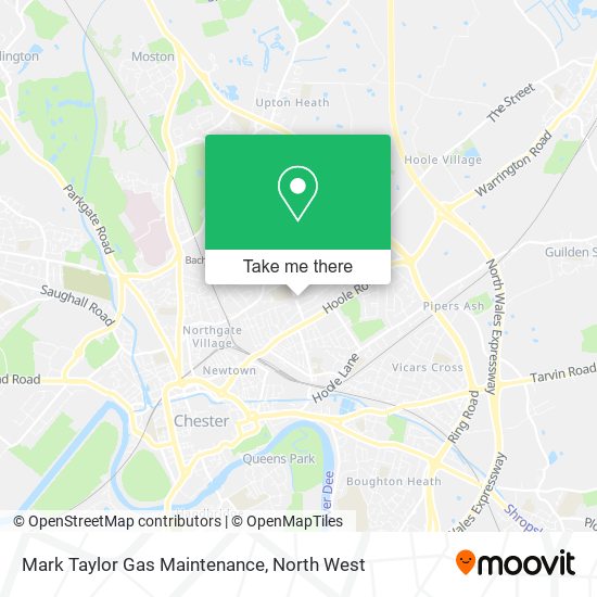 Mark Taylor Gas Maintenance map