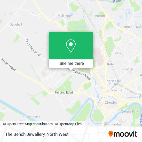 The Bench Jewellery map
