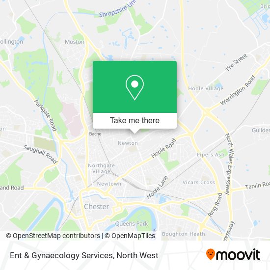 Ent & Gynaecology Services map