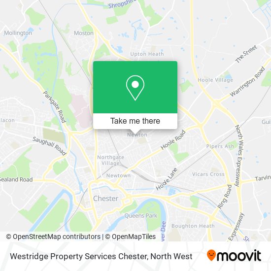 Westridge Property Services Chester map