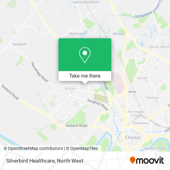Silverbird Healthcare map