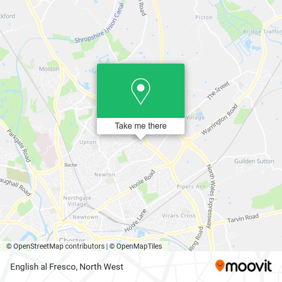 English al Fresco map