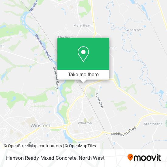 Hanson Ready-Mixed Concrete map