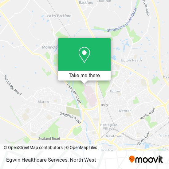 Egwin Healthcare Services map