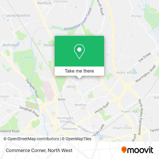Commerce Corner map
