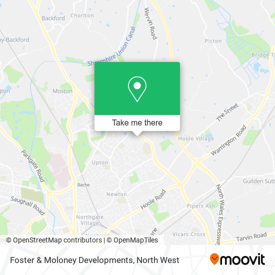 Foster & Moloney Developments map