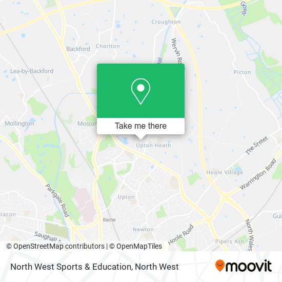 North West Sports & Education map