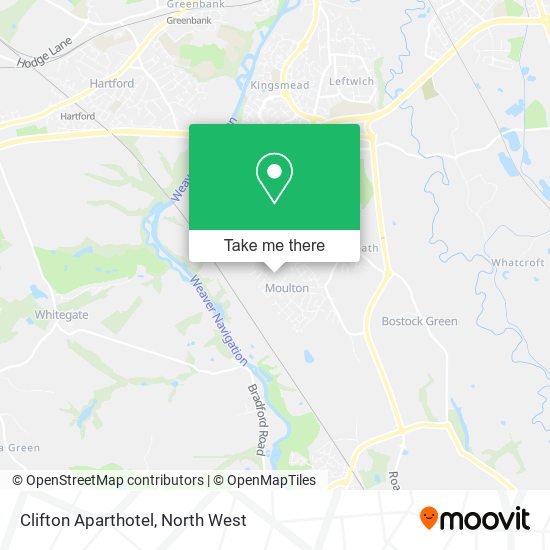 Clifton Aparthotel map