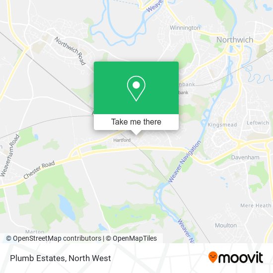 Plumb Estates map