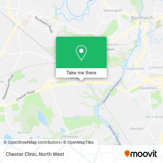 Chester Clinic map