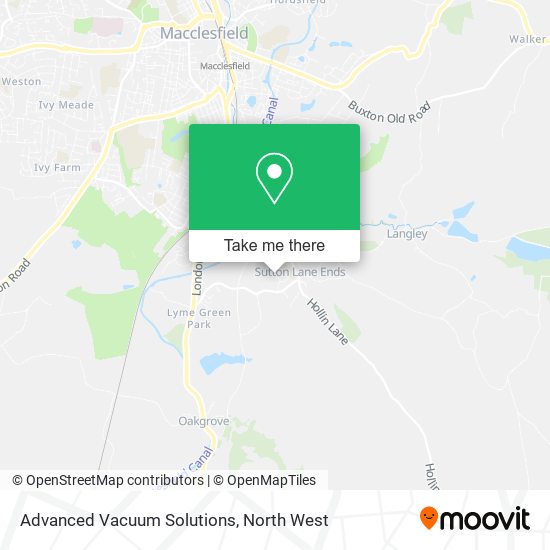 Advanced Vacuum Solutions map