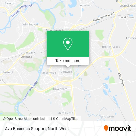 Ava Business Support map