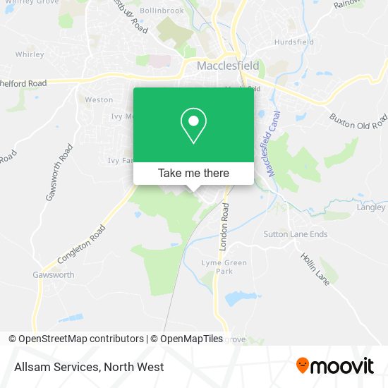 Allsam Services map