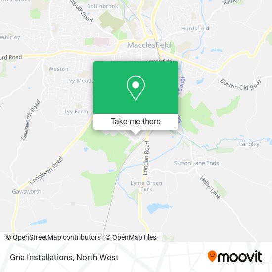 Gna Installations map