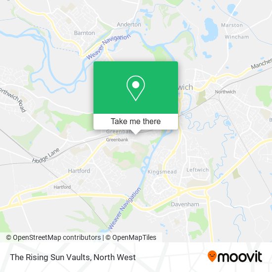 The Rising Sun Vaults map