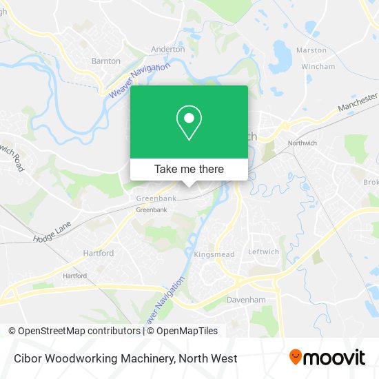 Cibor Woodworking Machinery map