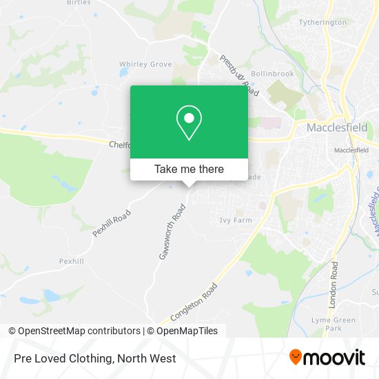 Pre Loved Clothing map