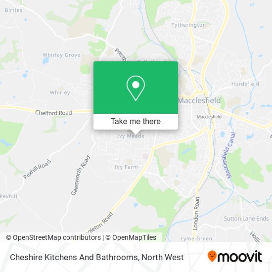 Cheshire Kitchens And Bathrooms map