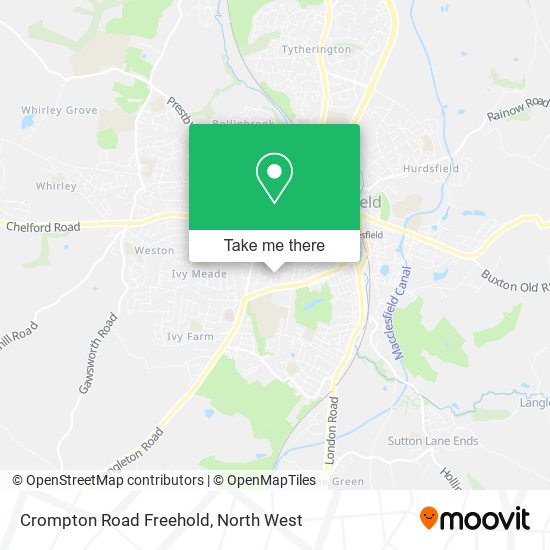 Crompton Road Freehold map