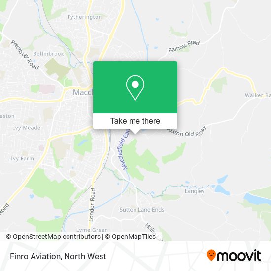Finro Aviation map