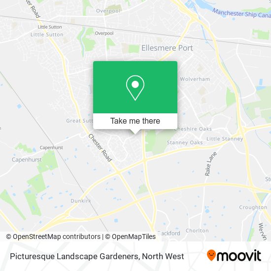 Picturesque Landscape Gardeners map