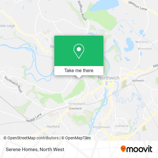 Serene Homes map