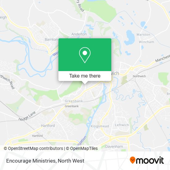 Encourage Ministries map