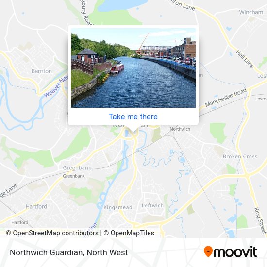 Northwich Guardian map