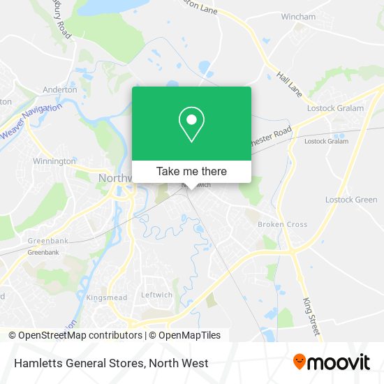 Hamletts General Stores map