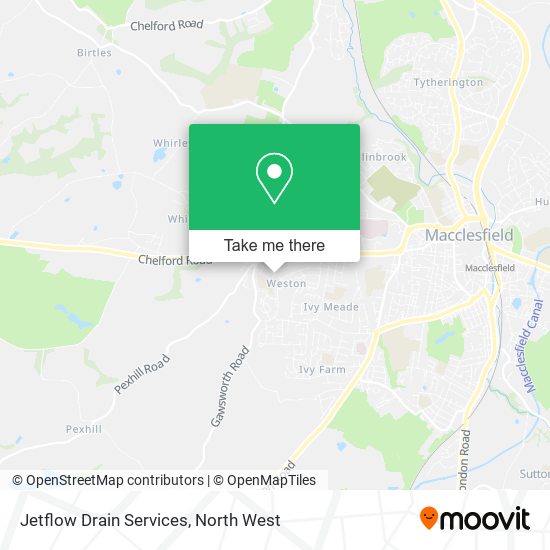 Jetflow Drain Services map