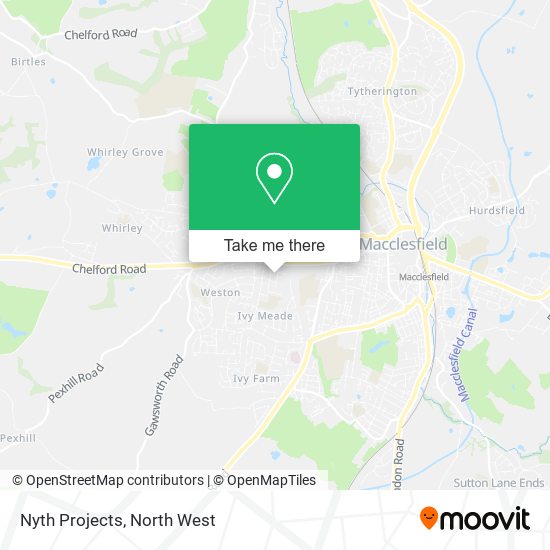 Nyth Projects map