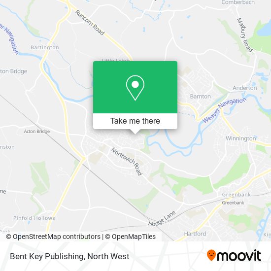 Bent Key Publishing map